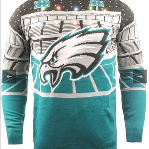 Philadelphia Eagles Light Up Bluetooth Sweater men’s L, new with tags